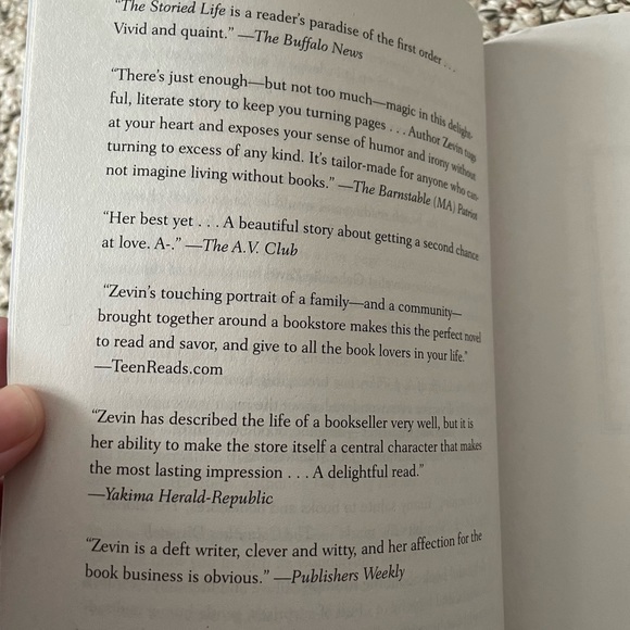 The Storied Life of A.J. Fikry by Gabrielle Zevin; Paperback - Picture 5 of 7